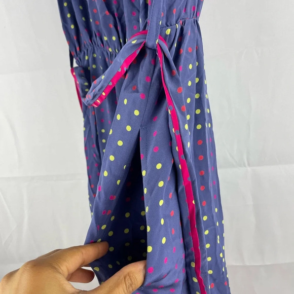 NWT Marc by Marc Jacobs Polka dots Ruffled 100% Silk Dress $358 Size 4 - Picture 4 of 16